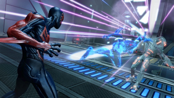 Spider Man Edge of Time Screenshot Spider Man 2099 Powers