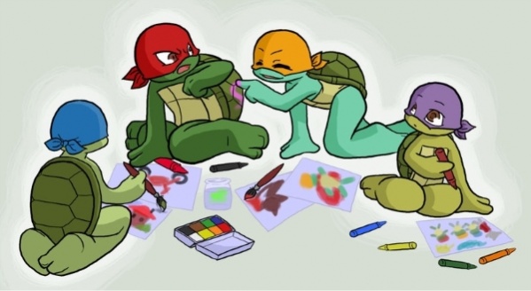 TMNT  Painting by NamiAngel