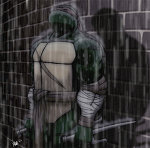MNT Gaiden   Raphael in rain by Tigerfog