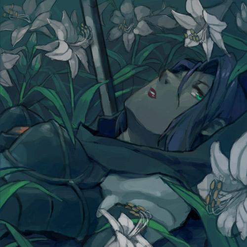 karai in flowers by nemurism