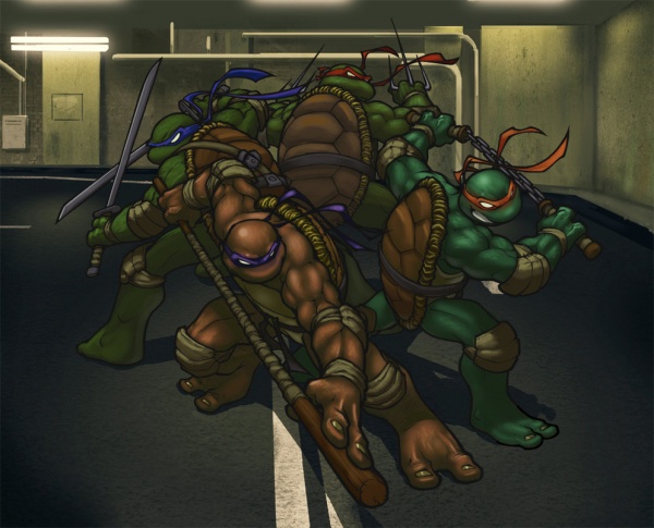 LP and the TMNT by KFoster