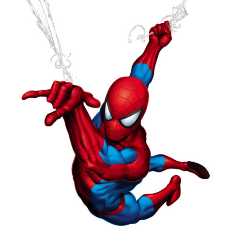 spider man swinging