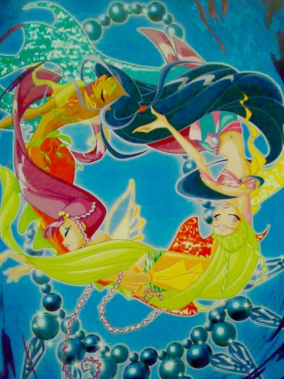 Русалки Андроса, картинка из книги про винкс русалок Winx Perle