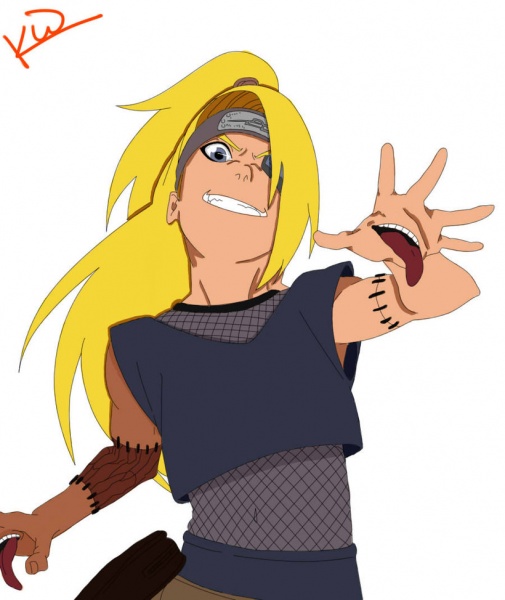 deidara by xrainingxcolourx d4r08xv