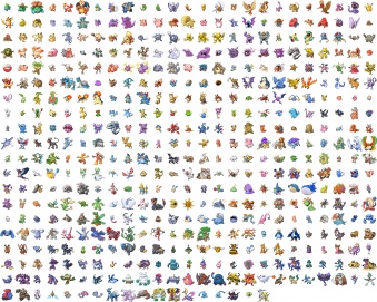 all pokemon front sprites1