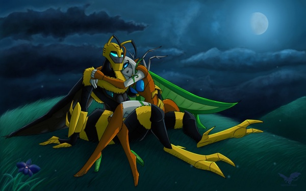 jadebutterfly and bumblebee by jazzthetiger d3i9mgd