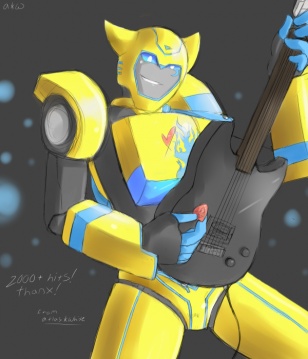 Bumblebee ver  Sting Racer by Atlas White