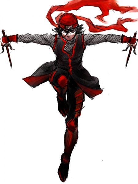 TMNT gijinka   AKSHUN Raph by bluestraggler