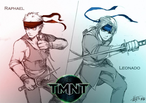TMNT Human simulated i by Rcaptain