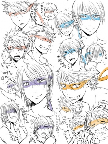 tmnt humans 2 by karenwhitescorpio d5i2pj3