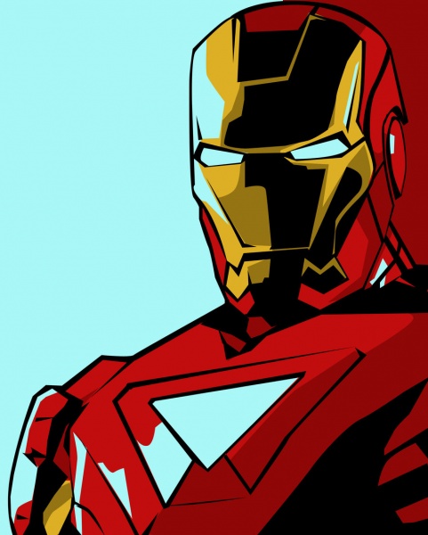 iron man pop art by iamherecozidraw d3ingev