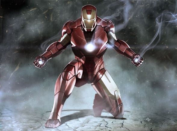 Iron Man concept art for The Avengers