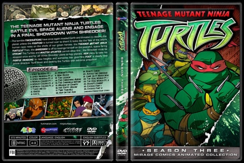 13.Teenage Mutant Ninja Turtles (Season 3)   Custom Dvd Cover  English [2003 2009]