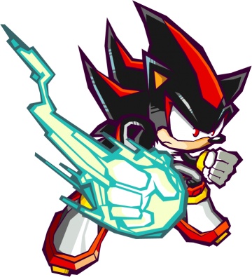 Shadow из игры "Sonic Battle" для GameBoy.
Концепт-Арт.