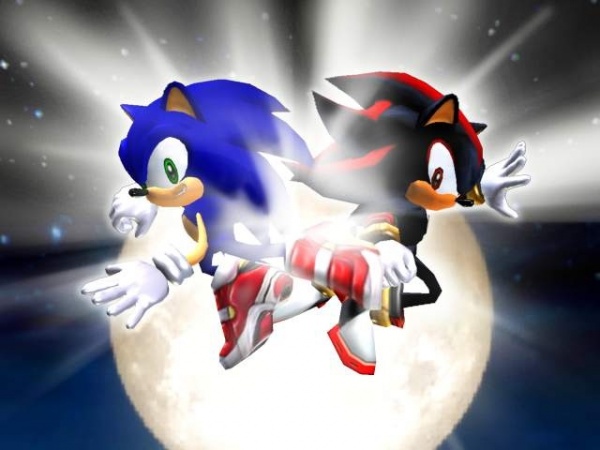 Shadow и Sonic из игры Sonic Adventure 2