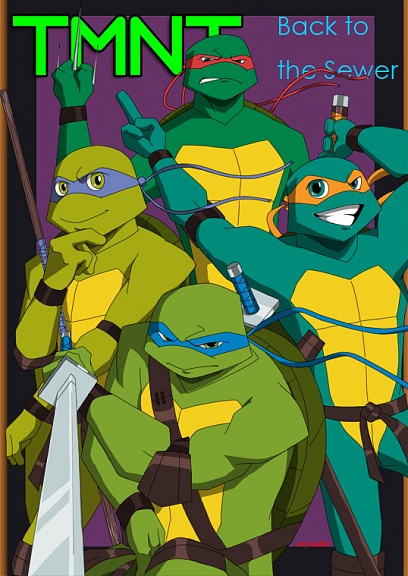 TMNT Back to the Sewer by roy tailor