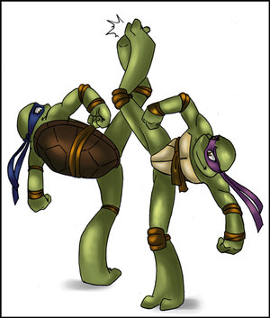 TMNT   Leo  high foot by crycry