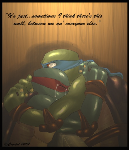 TMNT   There  s this wall    by crycry