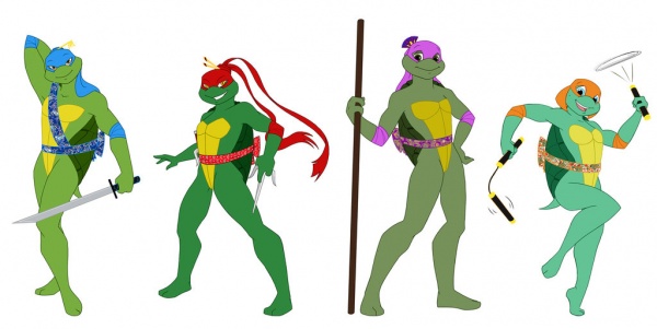 Femme TMNT by prefight DONUT