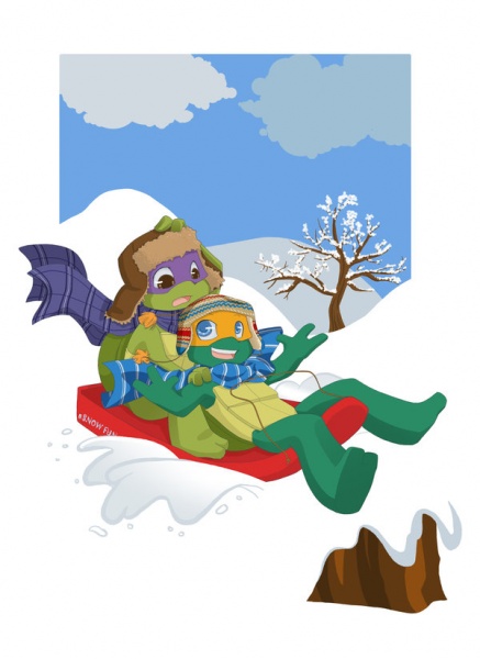tmnt  sectret santa 2010 by namiangel d35i8xz