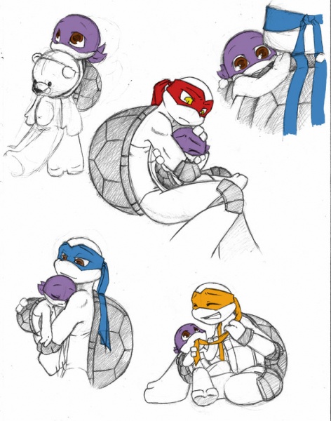 TMNT  AU Donnie tot by NamiAngel