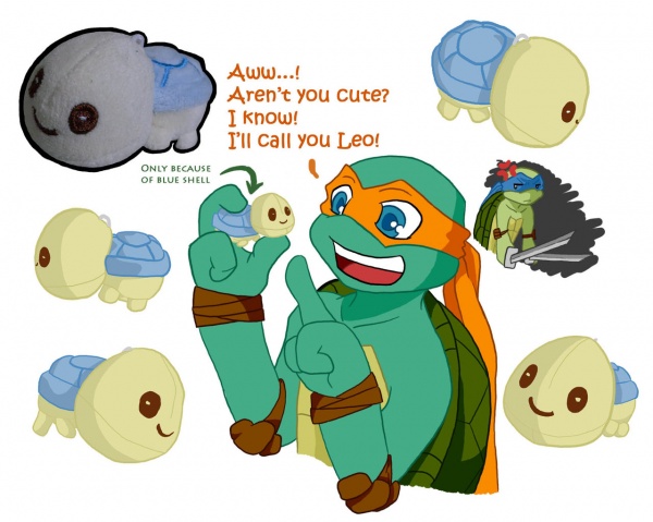 TMNT  Plush turtle by NamiAngel