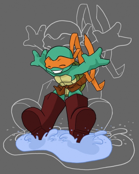 TMNT  Wellingtons by NamiAngel