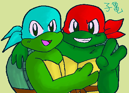 kokame Leo and Raph by koju327