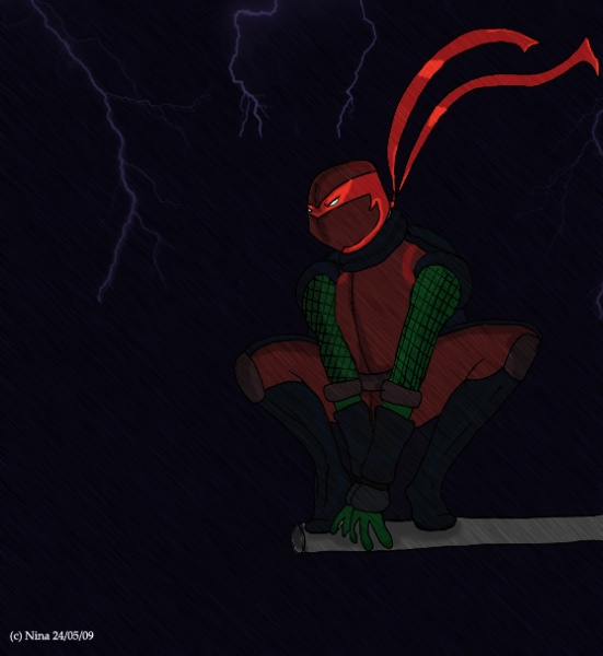 TMNT shinobi Raphael by PUMPKIN QUEEN NINA