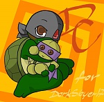 TMNT  DC with Don plushie by NamiAngel