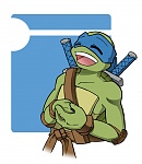 TMNT  Laughing Leo by NamiAngel