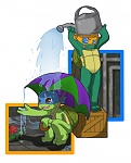 TMNT  To feel the rain by NamiAngel