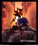 Shadow & Sonic  
Отрывок из вступительного ролика игры Shadow the Hedgehog
